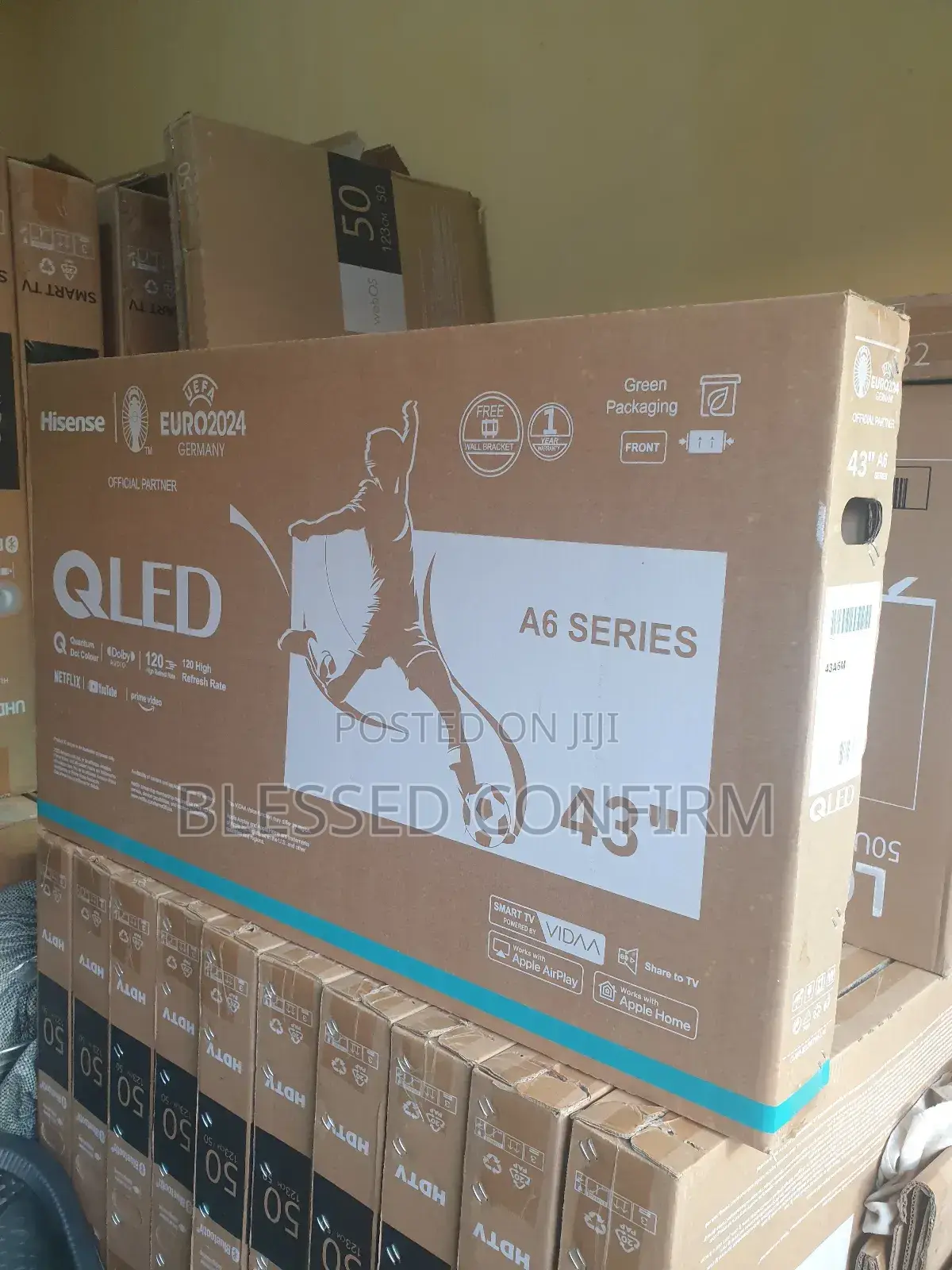 Brand New Hisense 43" Inches Smart TV A6 Series