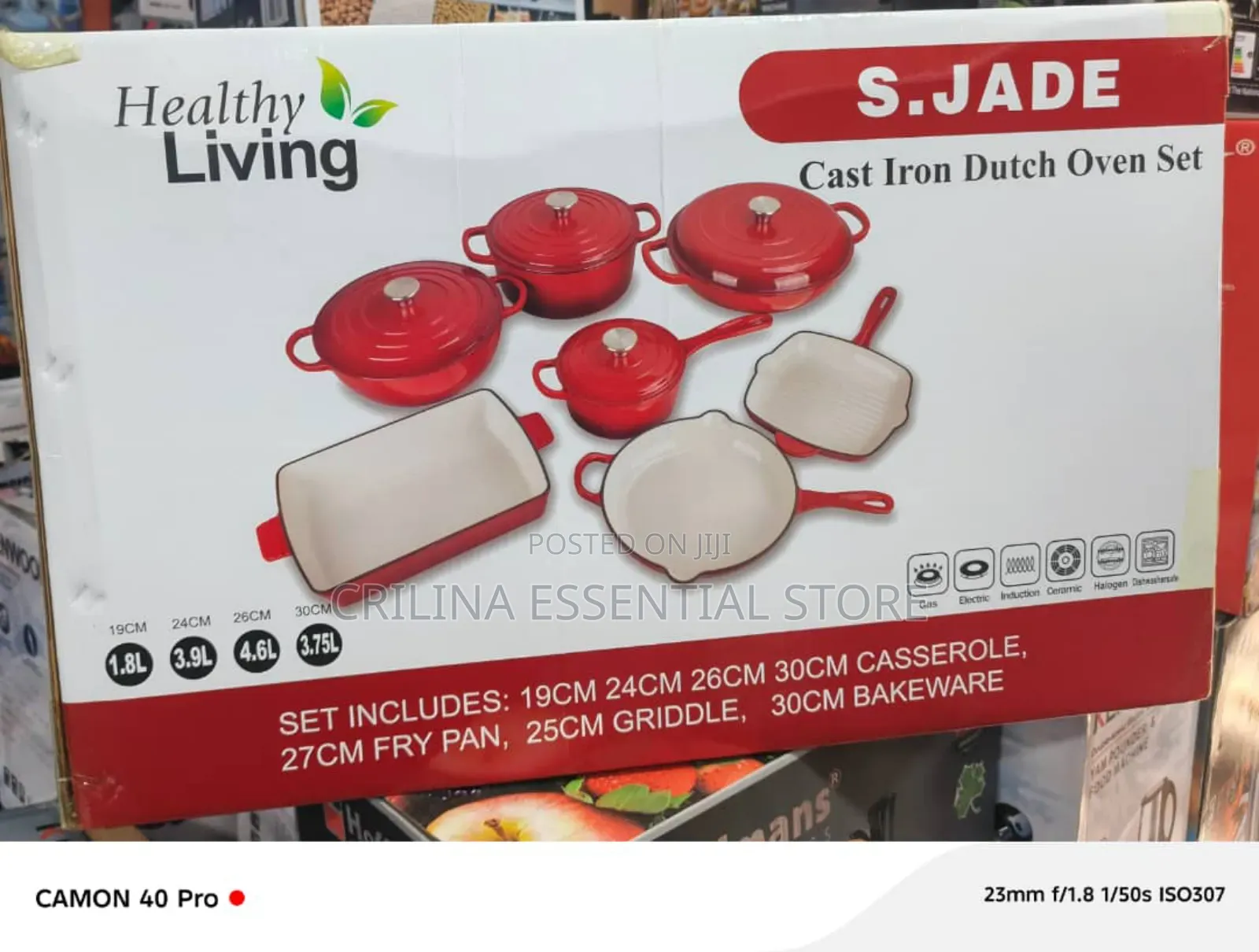 Cast Iron Dutch Set of Pot