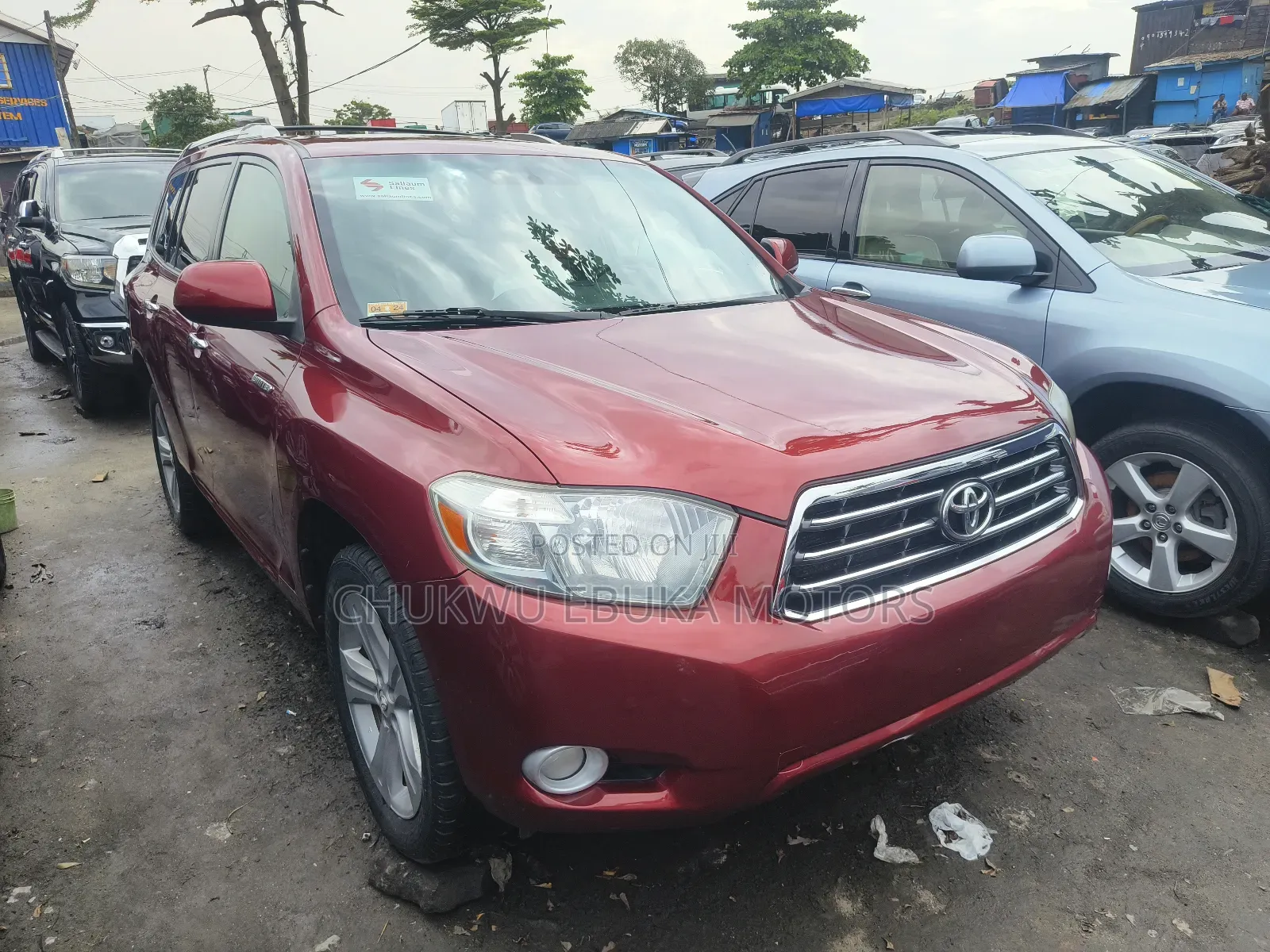 Toyota Highlander Limited 2010 Red