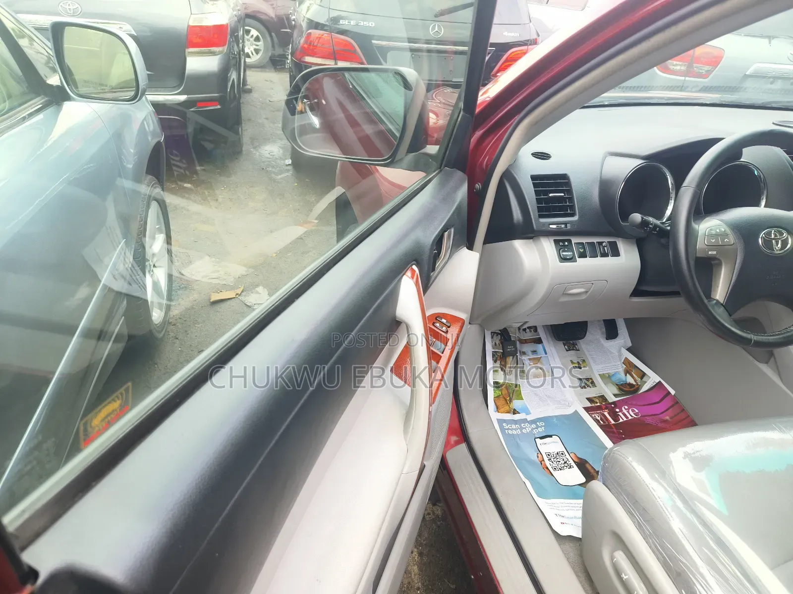 Toyota Highlander Limited 2010 Red