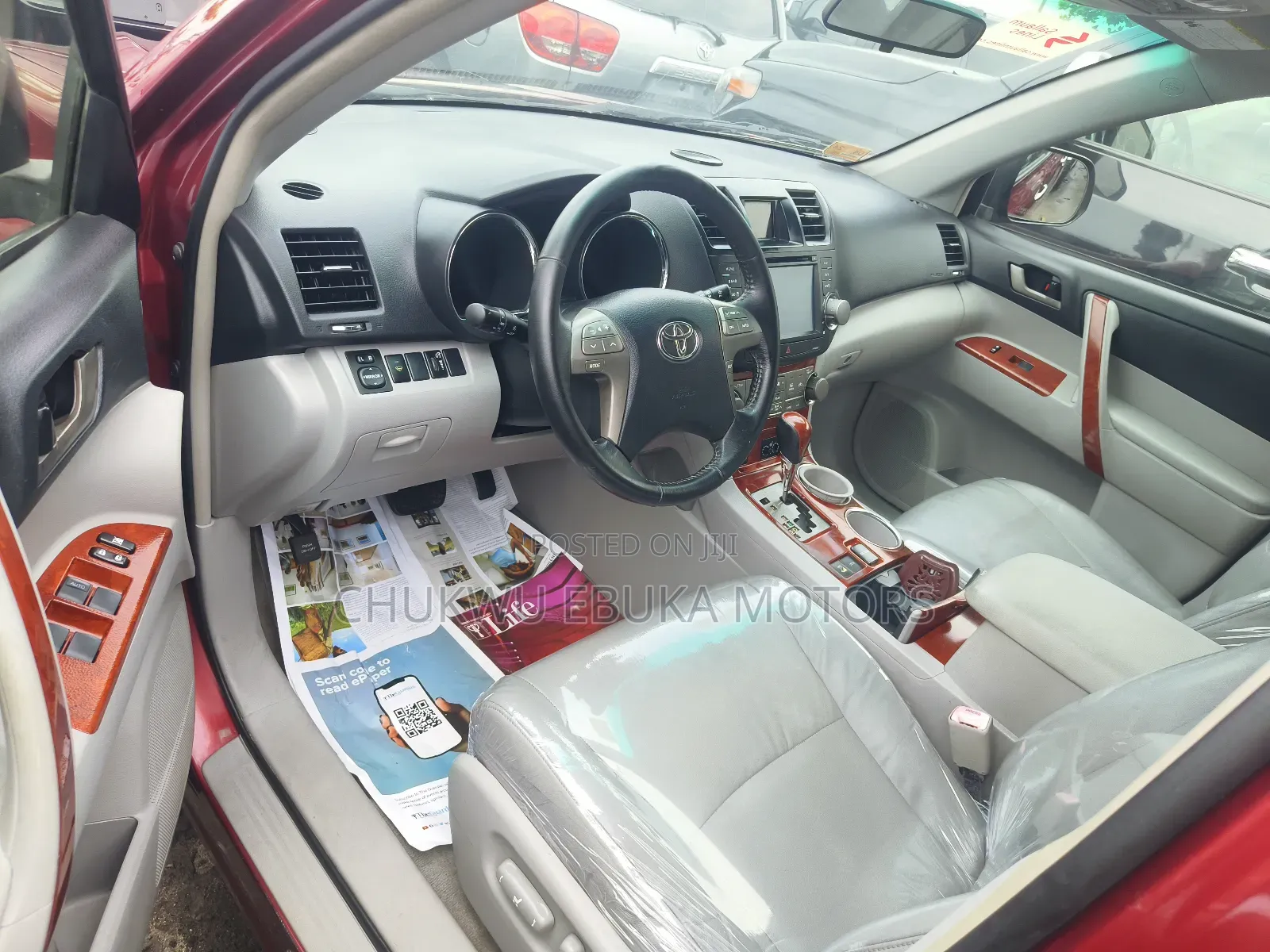 Toyota Highlander Limited 2010 Red