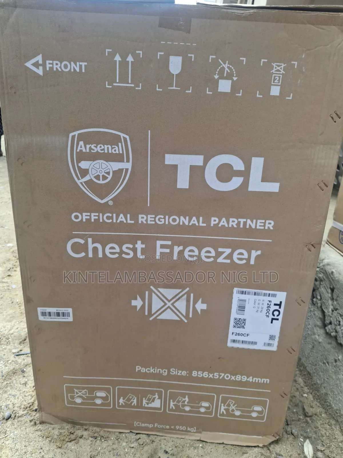 TCL Chest Freezer - F260cf