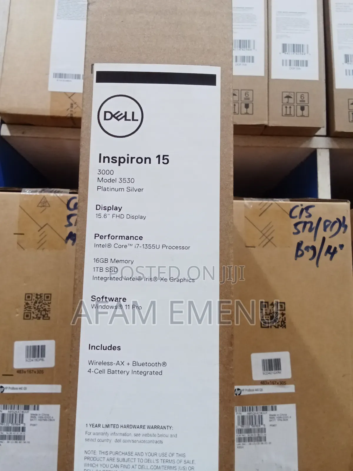 New Laptop Dell Inspiron 15 3000 16GB Intel Core I7 SSD 1T