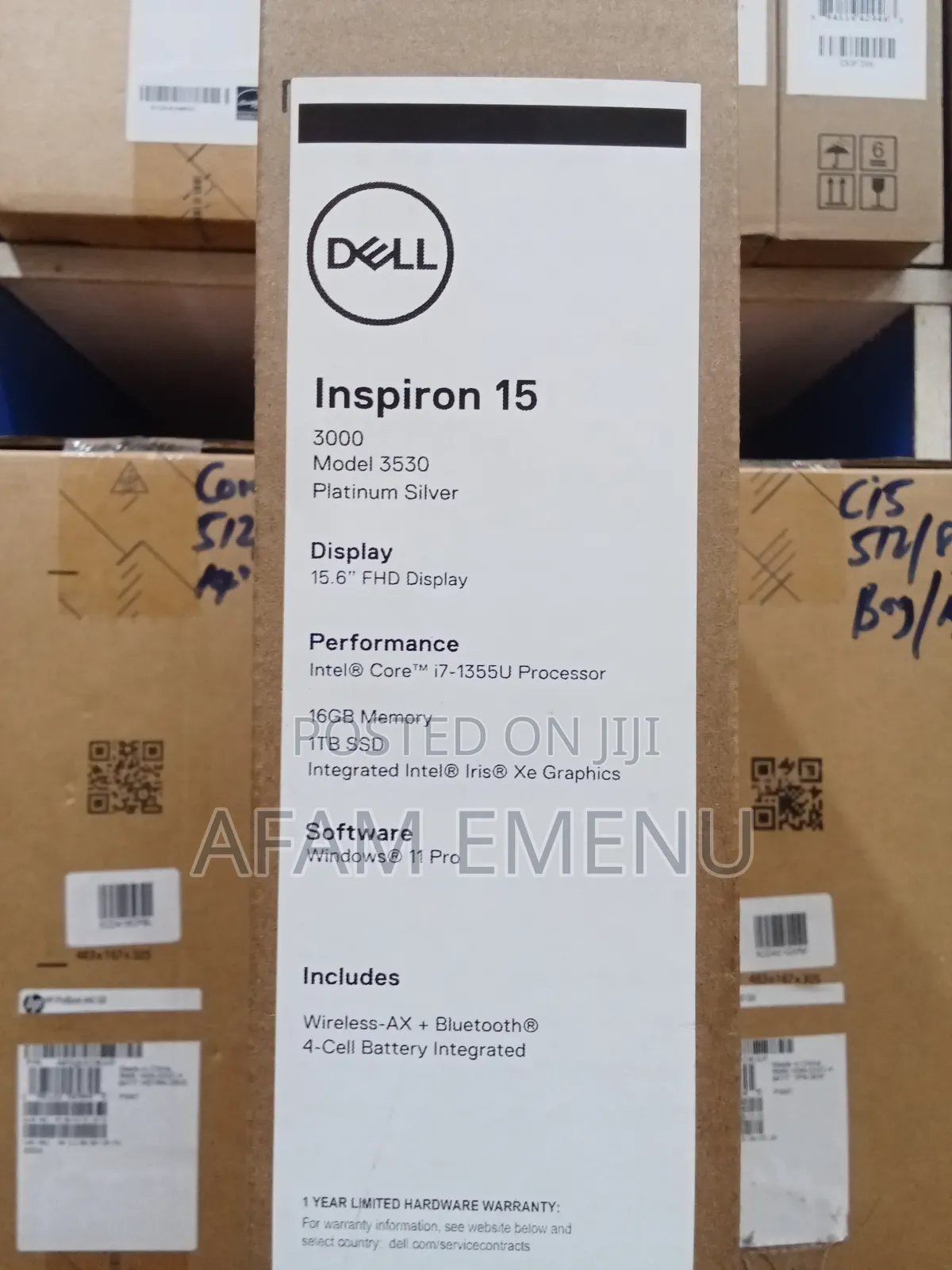 New Laptop Dell Inspiron 15 3000 16GB Intel Core I7 SSD 1T