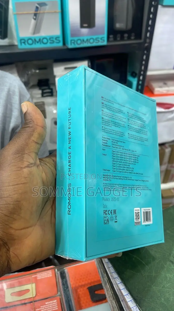 Romoss 130w Bidirectional 20000mah Laptop Power Bank Ppu20