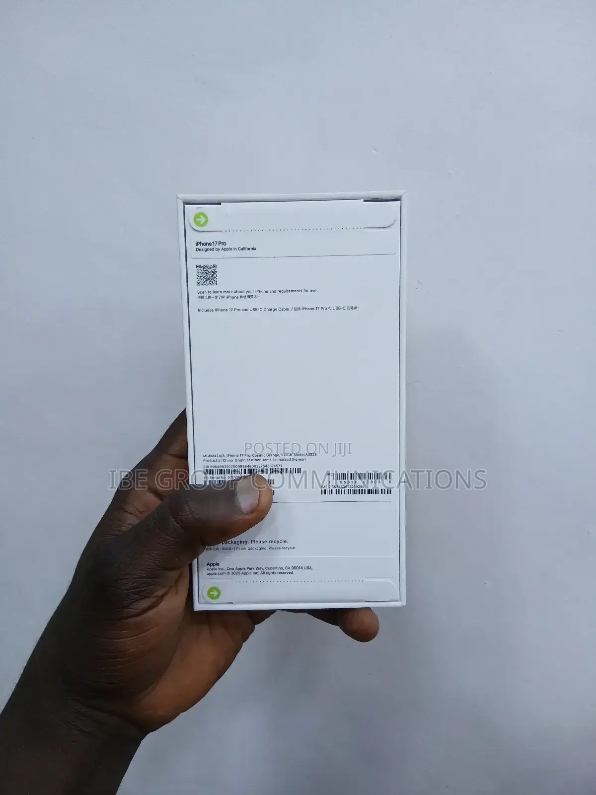 New Apple iPhone 17 Pro 1 TB Orange