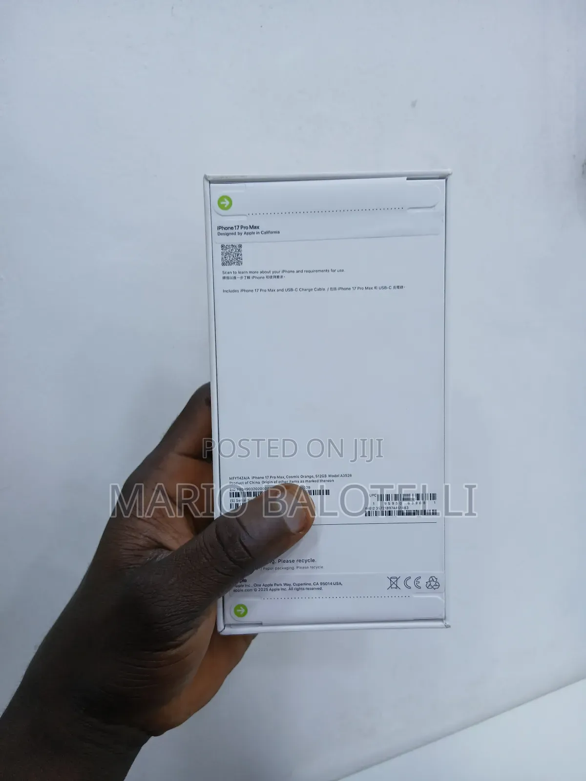 New Apple iPhone 17 Pro Max 1 TB Orange
