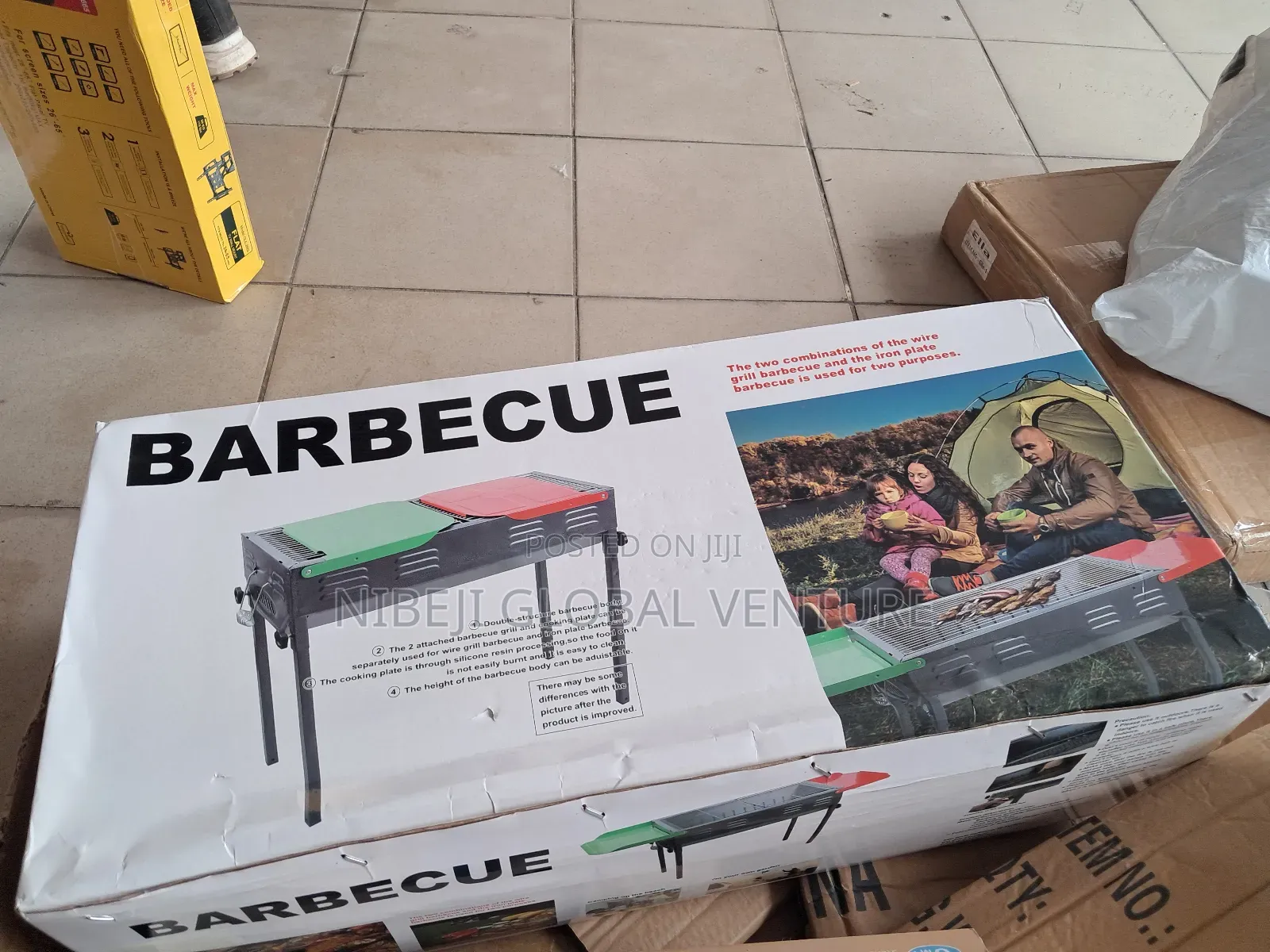 Stainless Steel Folding Charcoal Barbecue BBQ Outdoor Grill