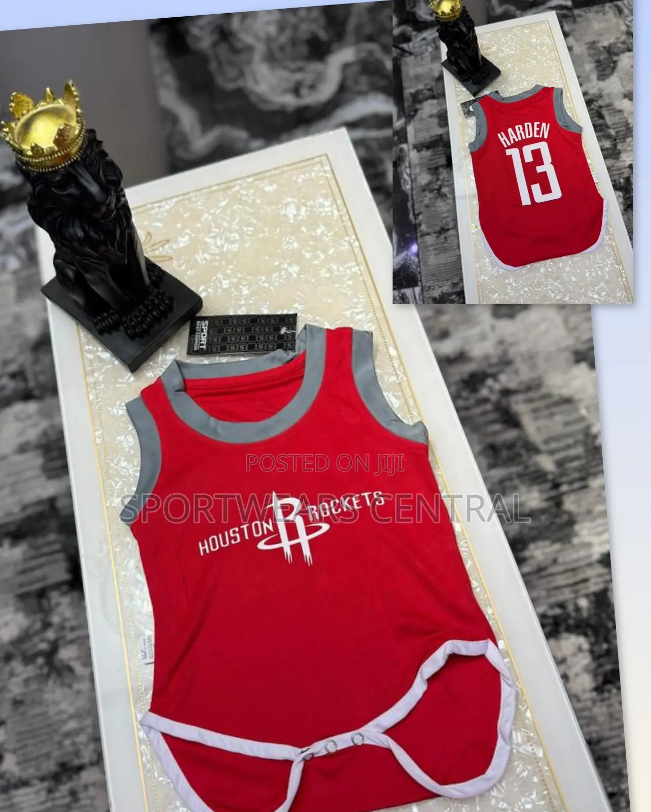 Houston Rocket Toddler/Baby Bodysuit Basketball Jersey
