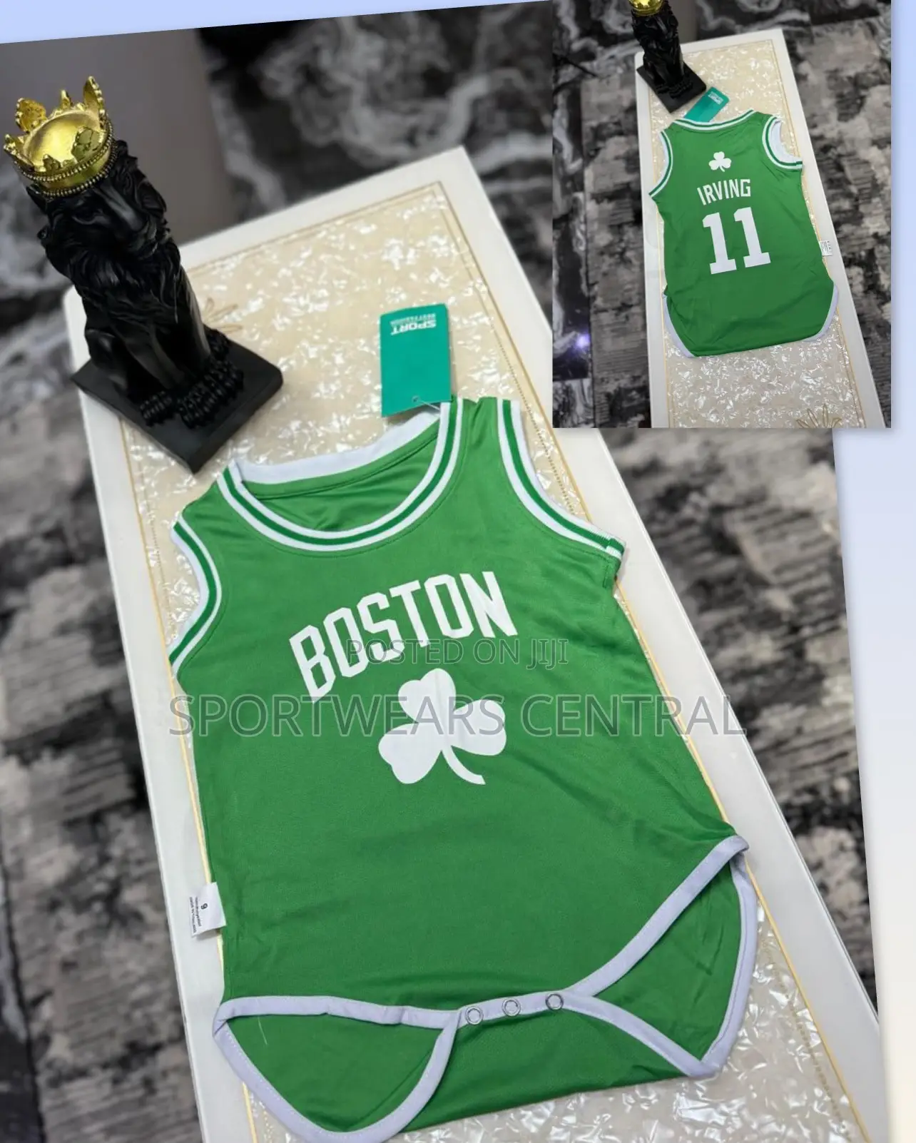 Boston Infant Bodysuit Basketball Baby Jersey