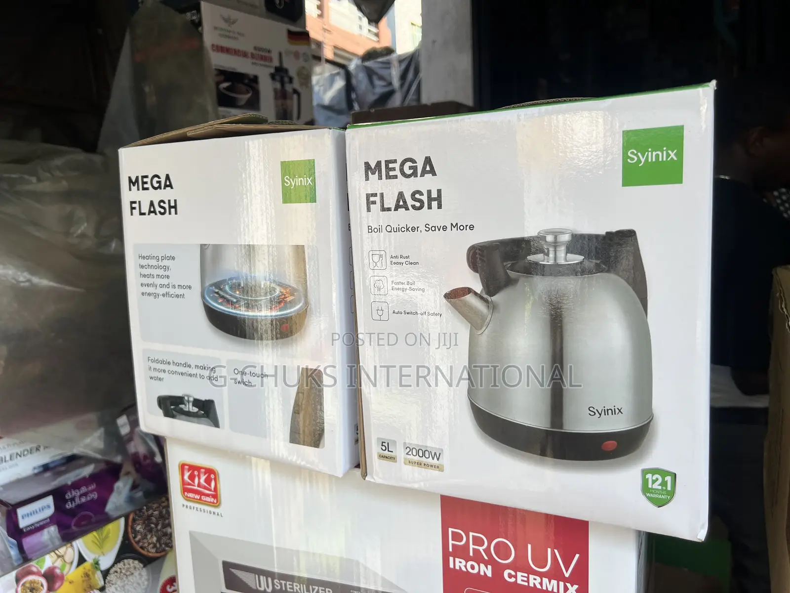 Syinix 5litre Mega Flash Electric Kettle