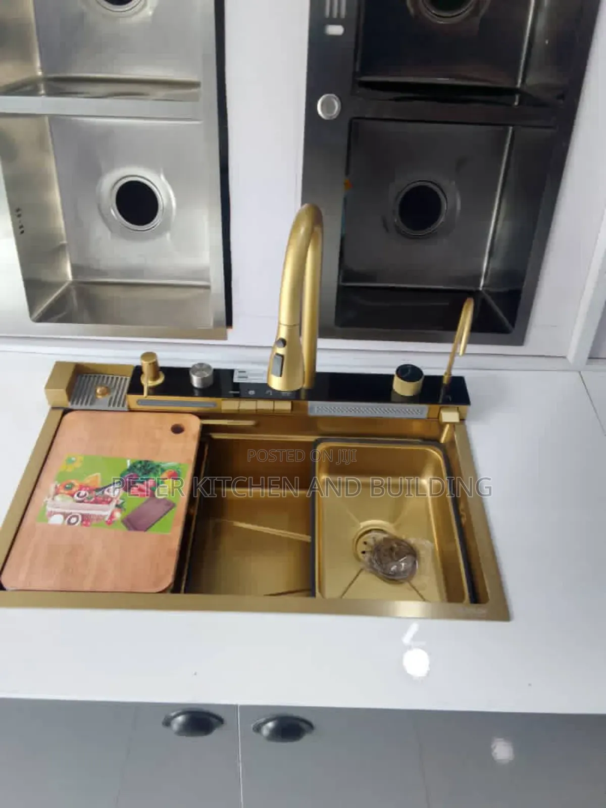 4button Handmade Kitchen Sink