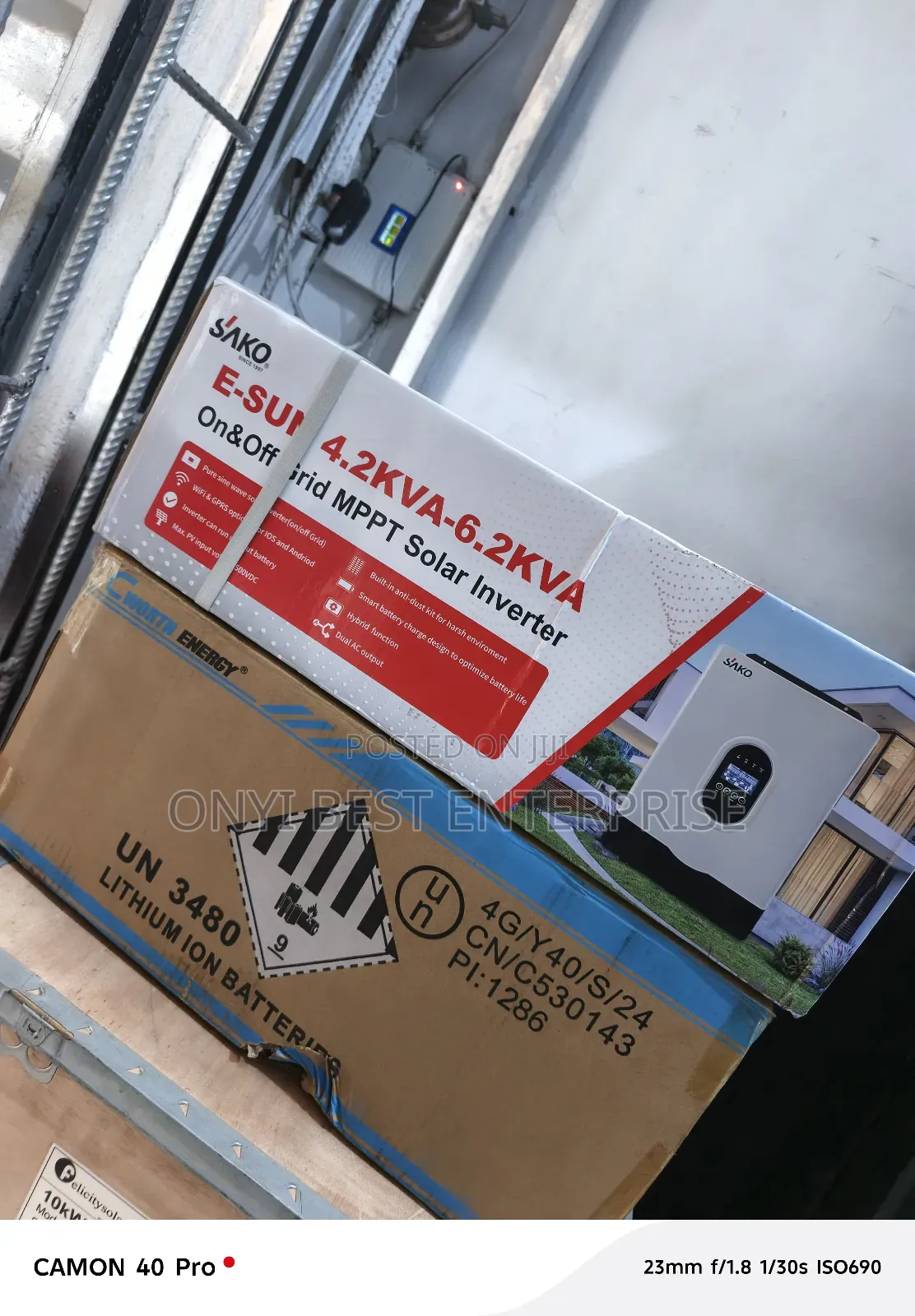 C-Worth Lithium Ion Battery 5kwh24v Sako Hybrid Inverter 4.2kva24v