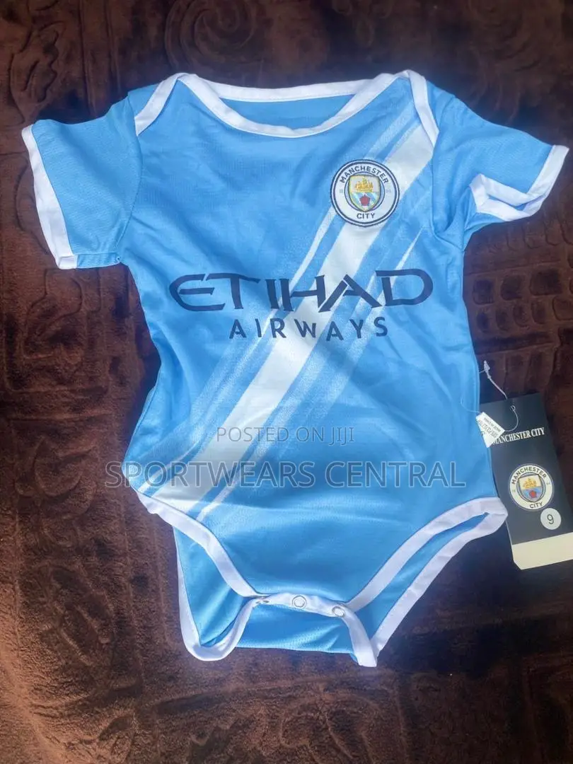 Manchester City Mancity Baby/Toddler Bodysuits Jersey