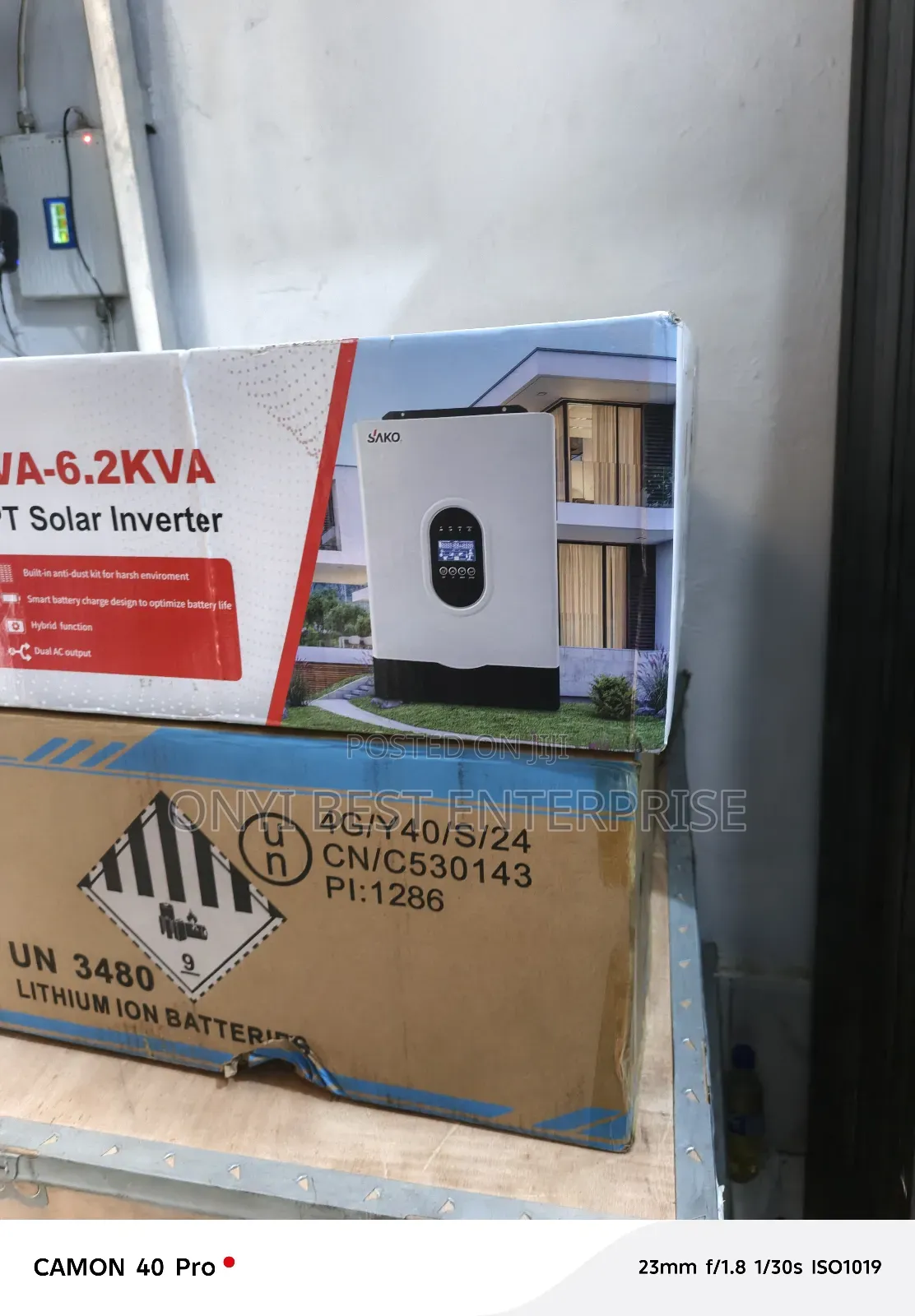 Sako Hybrid Inverter 4.2kvw C-Worth Lithium Ion Battery 5kwh-25.6v