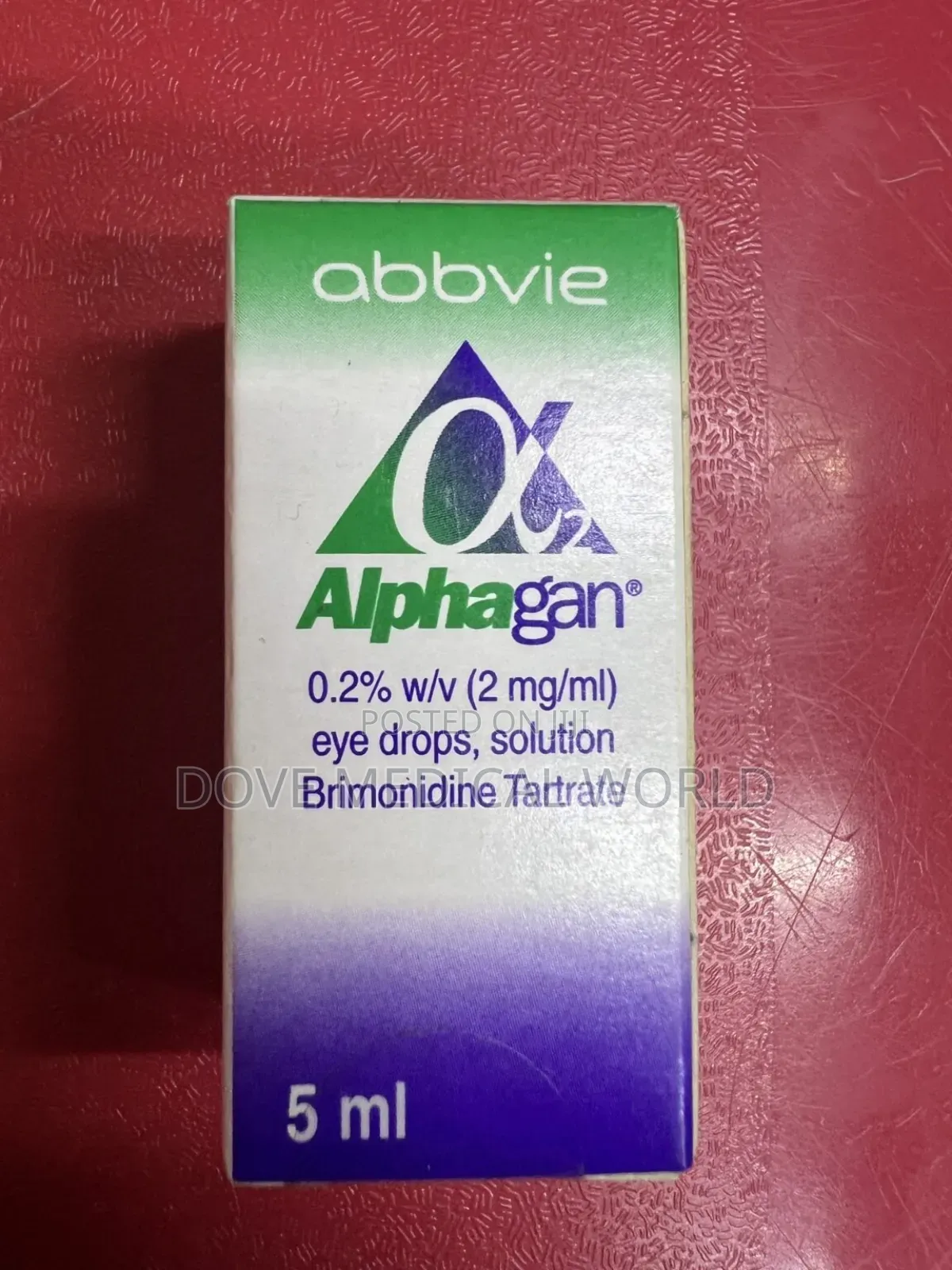 Alphagan Eye Drops Solution Uk 5ml (Brimonidine Tartrate)