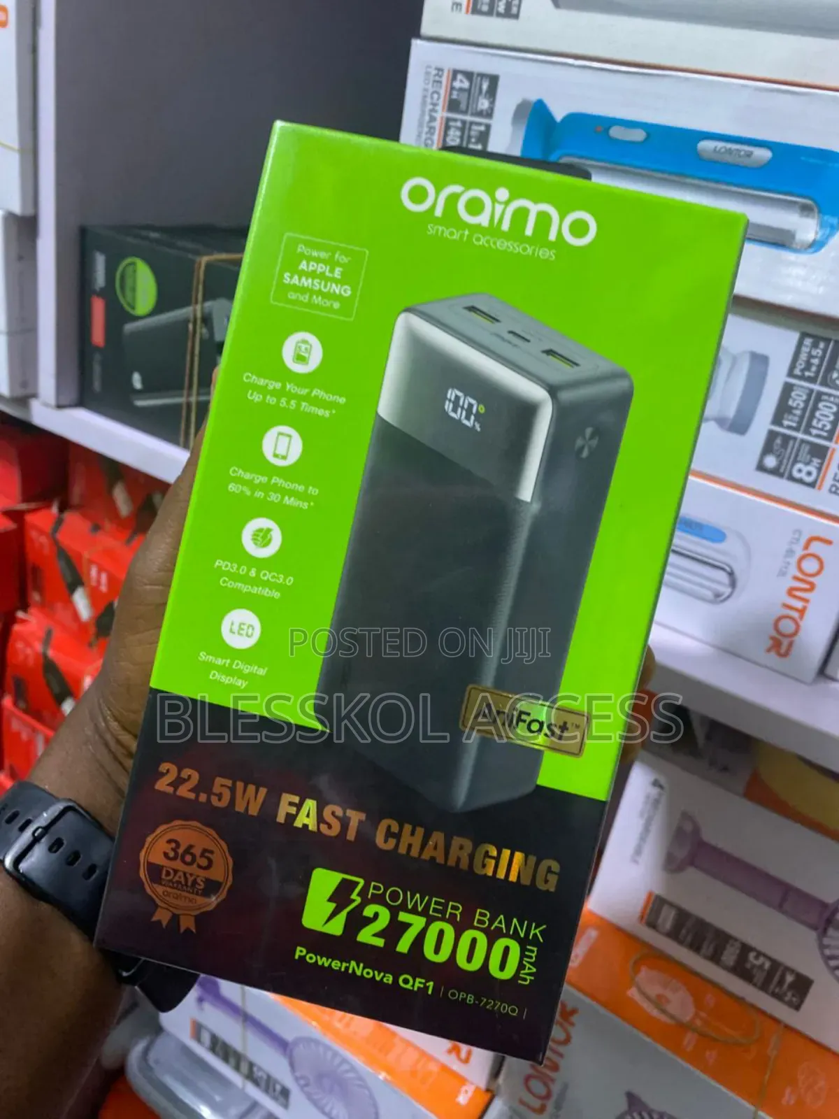 Oraimo Powernova Qf1 27000mah 22.5w Power Bank