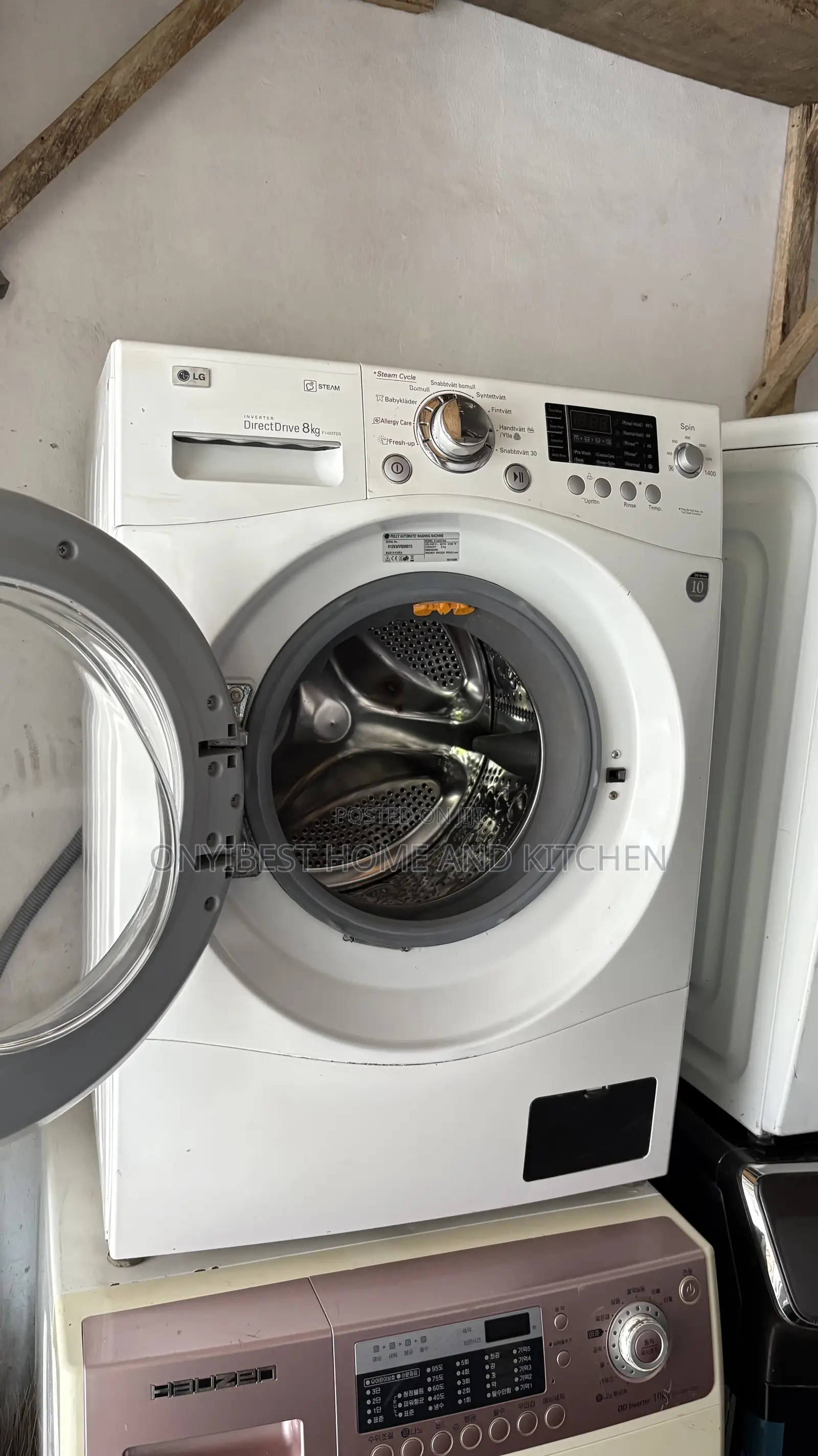 Samsung 8kg Wash Rinse and Spin Inverter Washing Machine