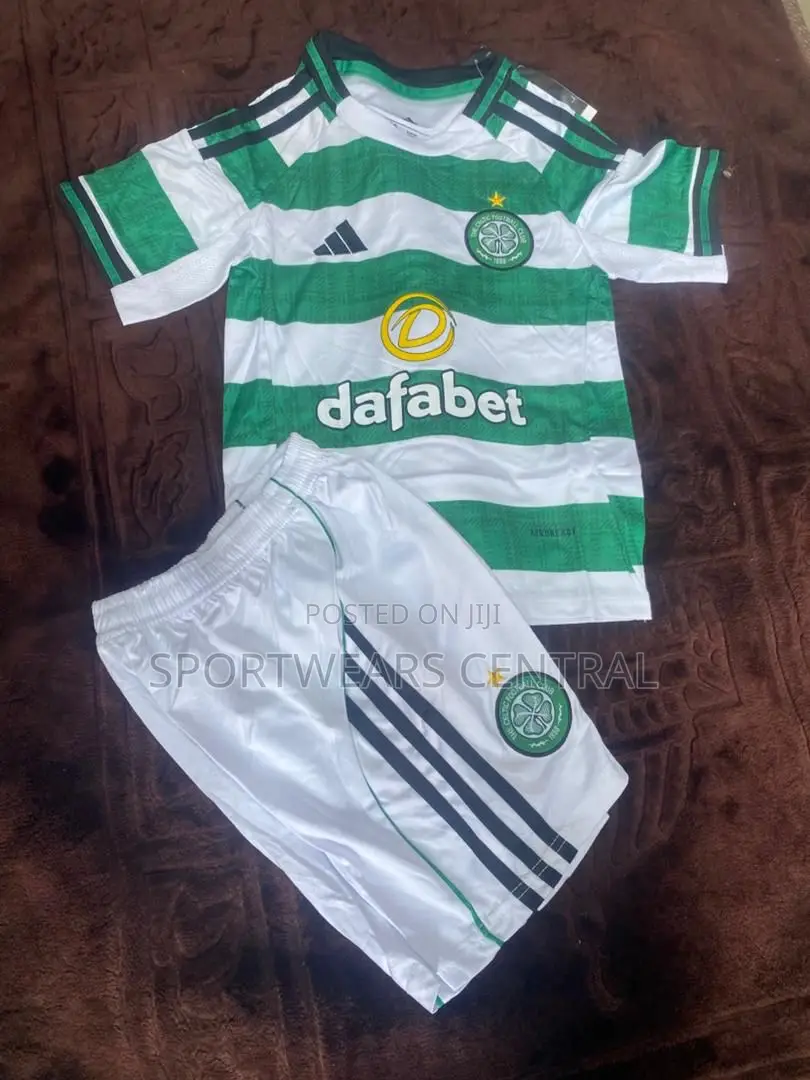 Original 2025/2026 Celtic Home Children Kid Football Jersey