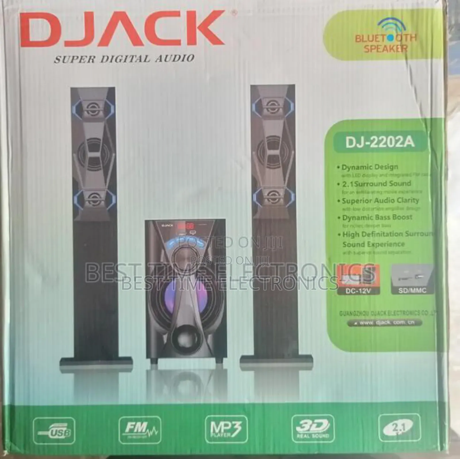 Djack Digital Multimedia Speaker System (Dj2202a)