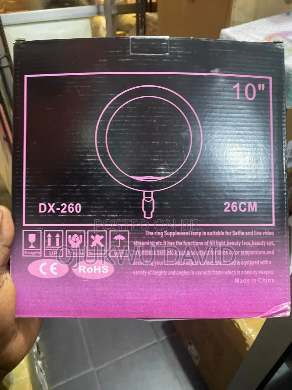 10inch 26cm Dimmable Ringlight Led Ring Light