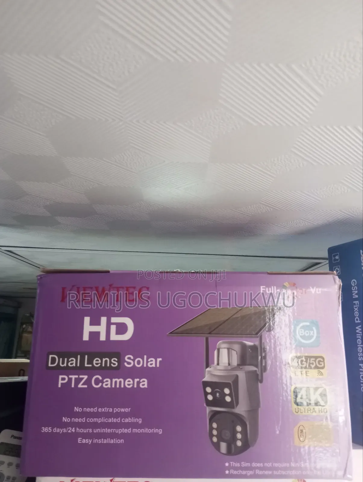 Solar CCTV Camera (Dual Lense)