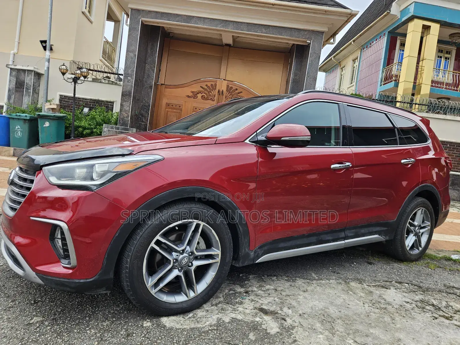Hyundai Santa Fe Limited AWD 2017 Burgundy