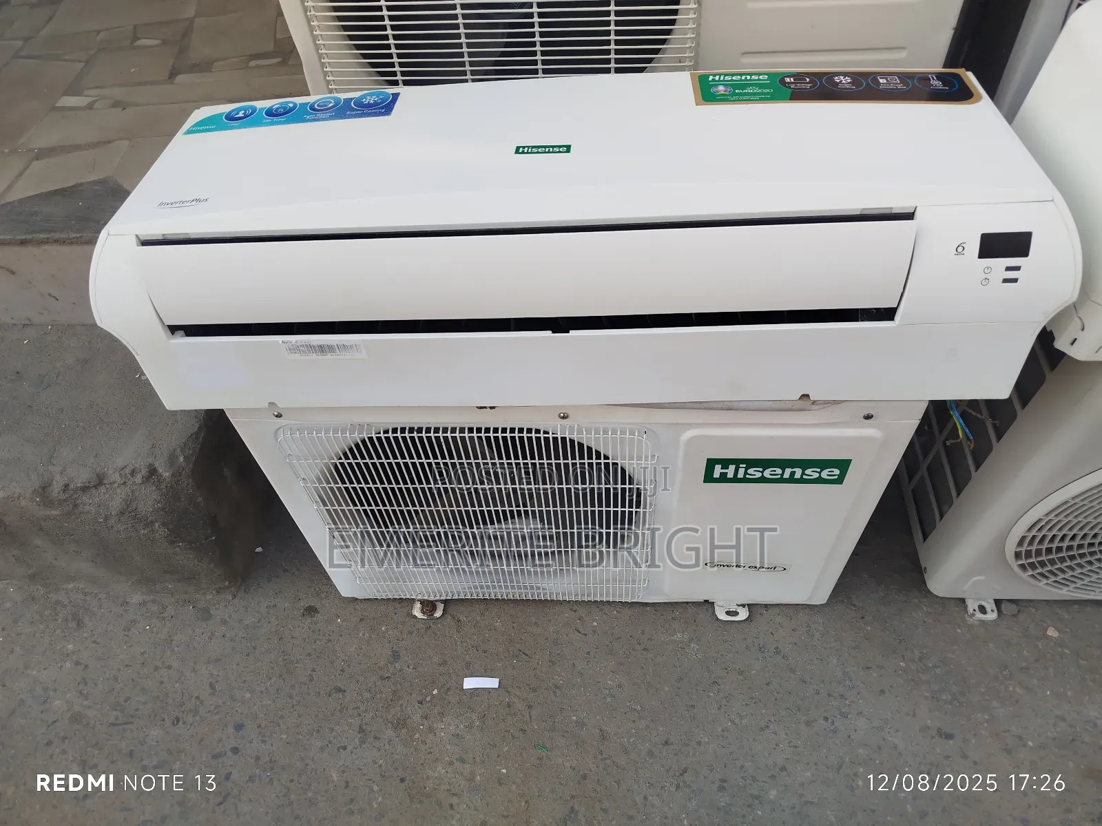 Hisense Inverter 1.5 Hp