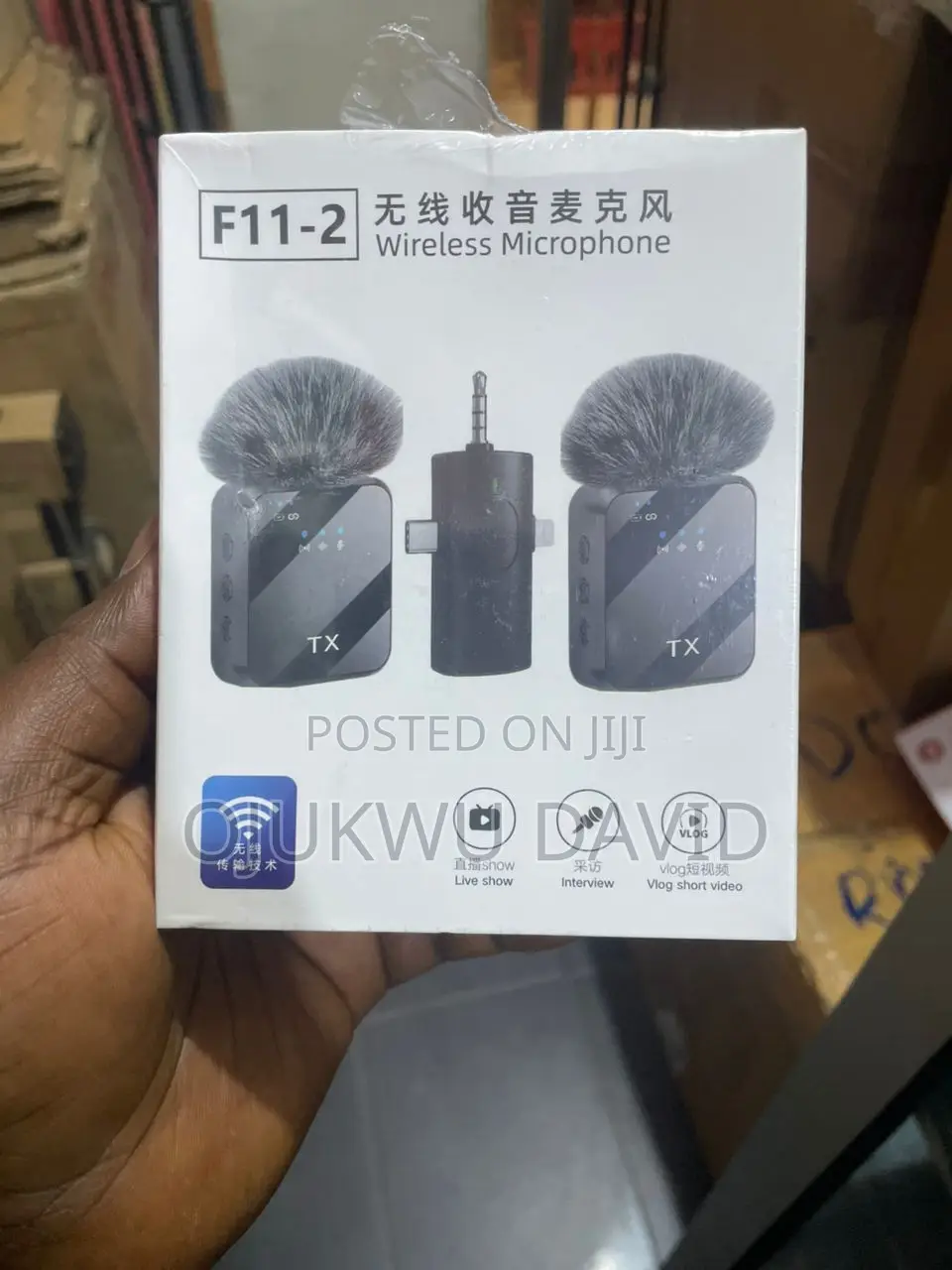 F11-2 Dual Noise Cancelling Wireless Microphone