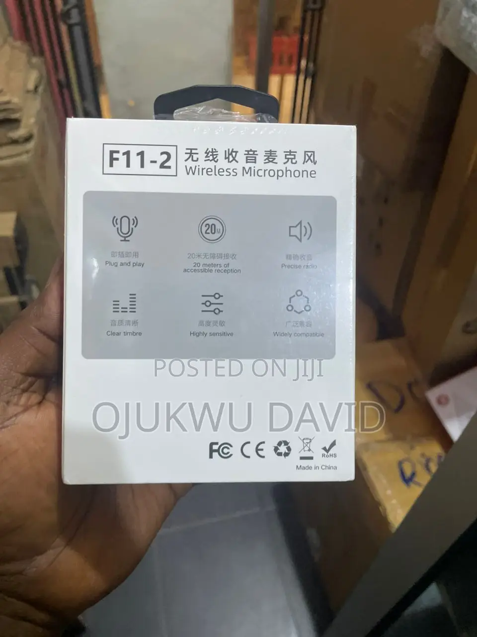 F11-2 Dual Noise Cancelling Wireless Microphone