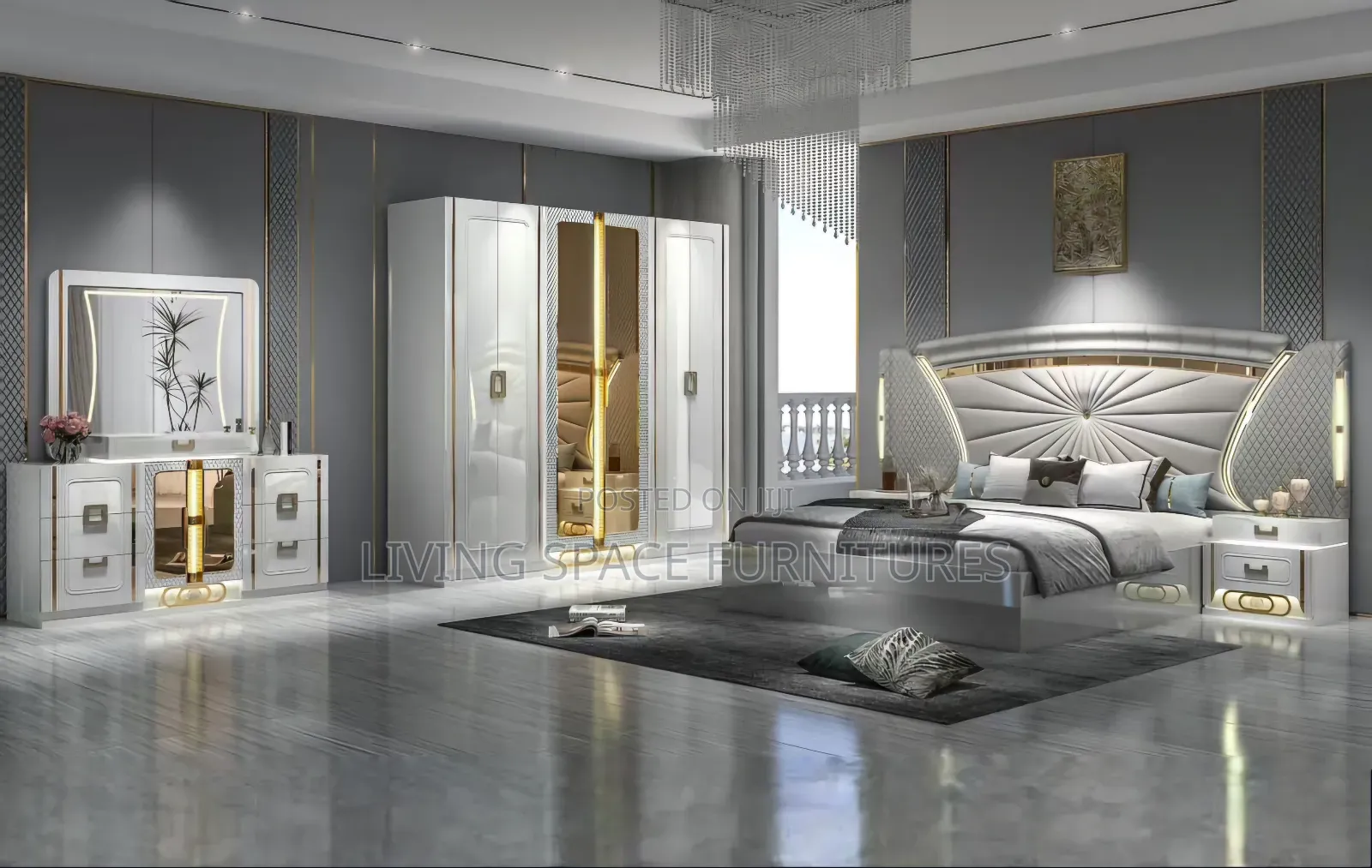 High-Quality Complete Bed Set 6by7 Size Full Set