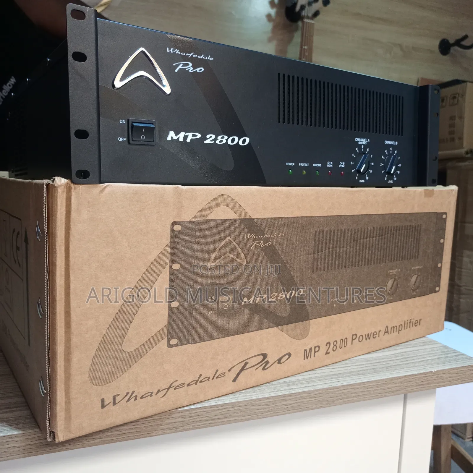 Original Professional Wharfedale Power Amplifier Mp2800 Heavy Duty
