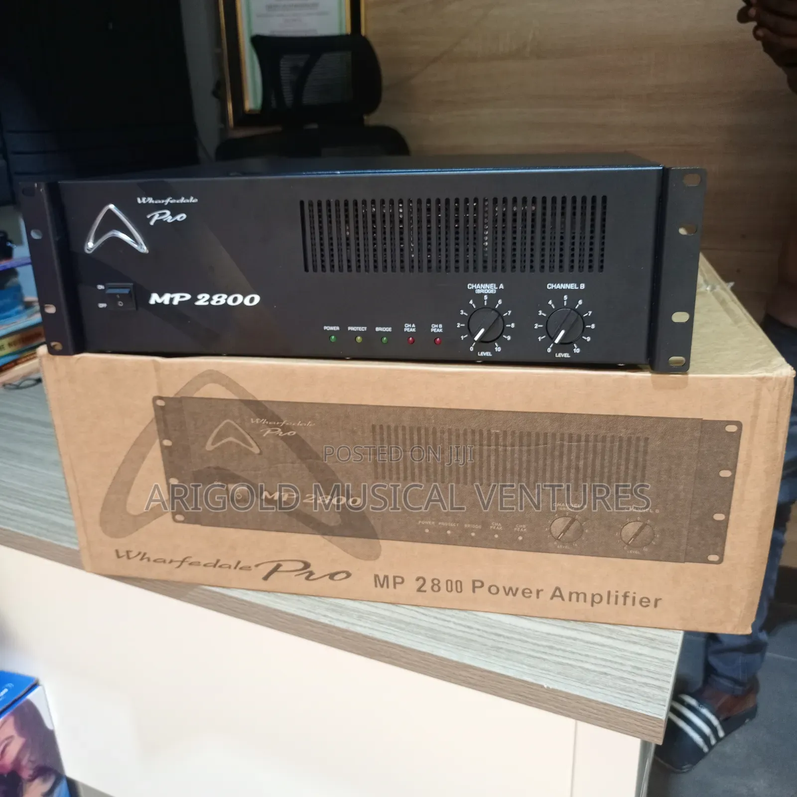 Original Professional Wharfedale Power Amplifier Mp2800 Heavy Duty