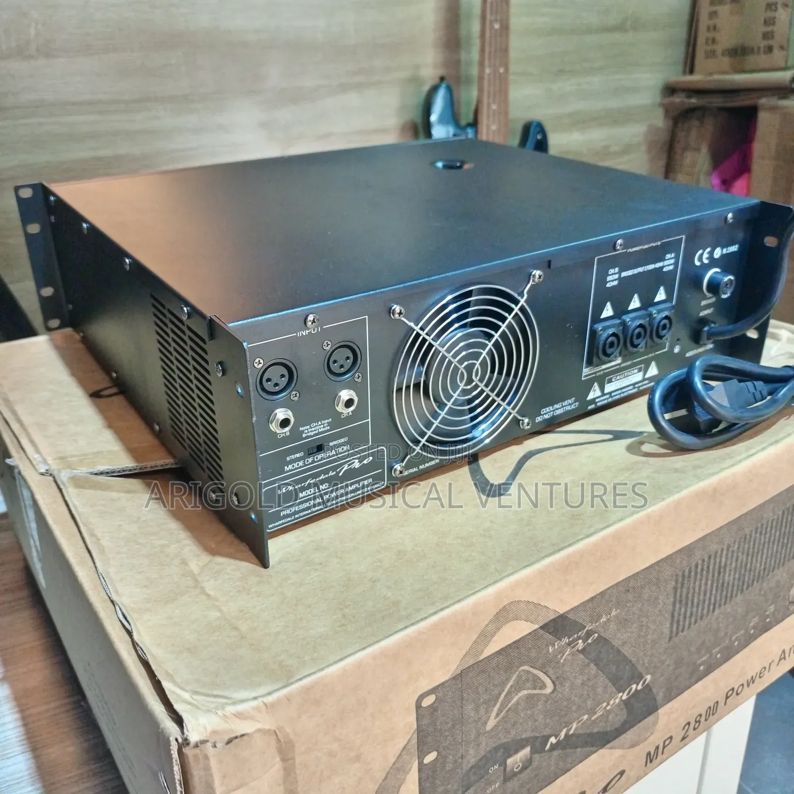 Original Professional Wharfedale Power Amplifier Mp2800 Heavy Duty