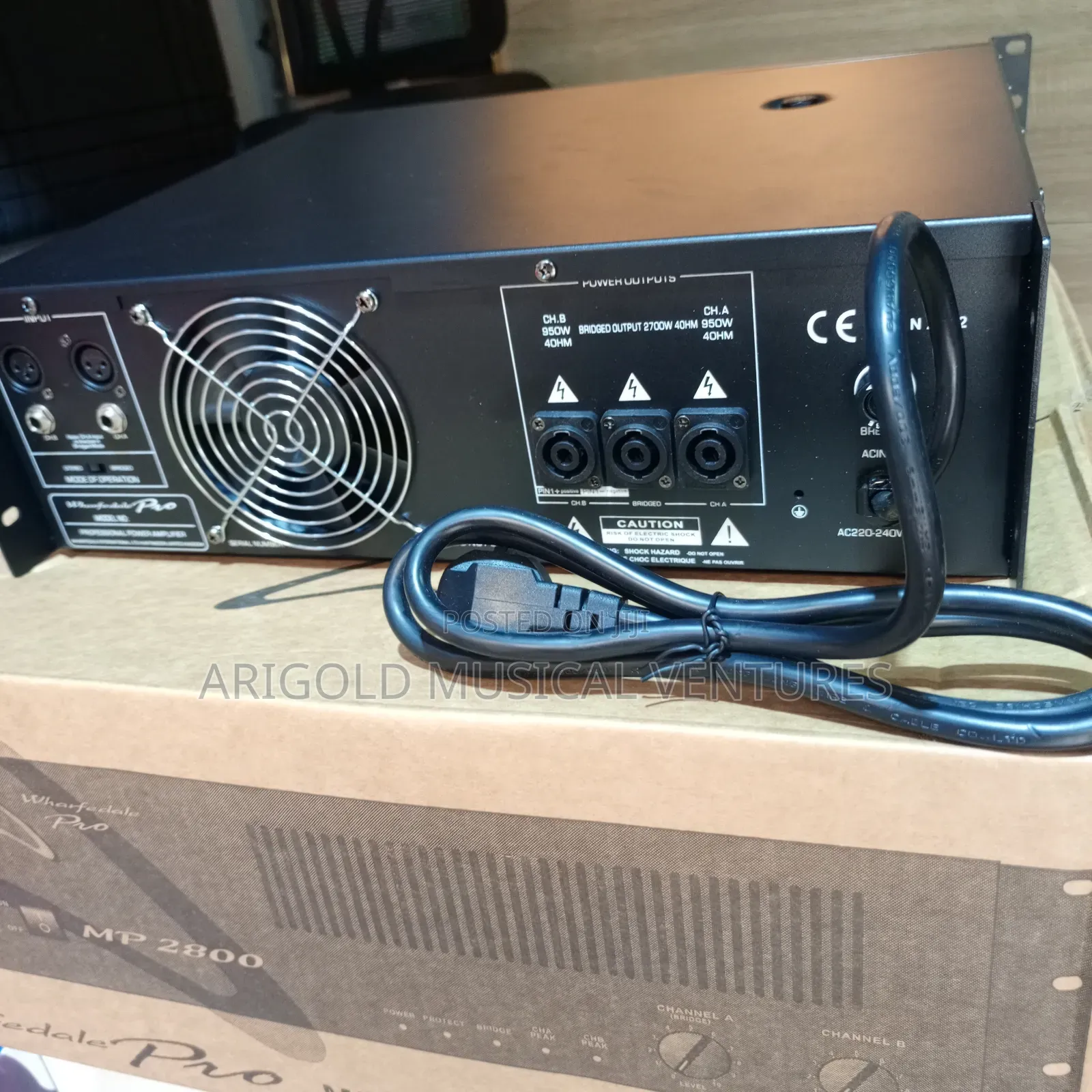 Original Professional Wharfedale Power Amplifier Mp2800 Heavy Duty