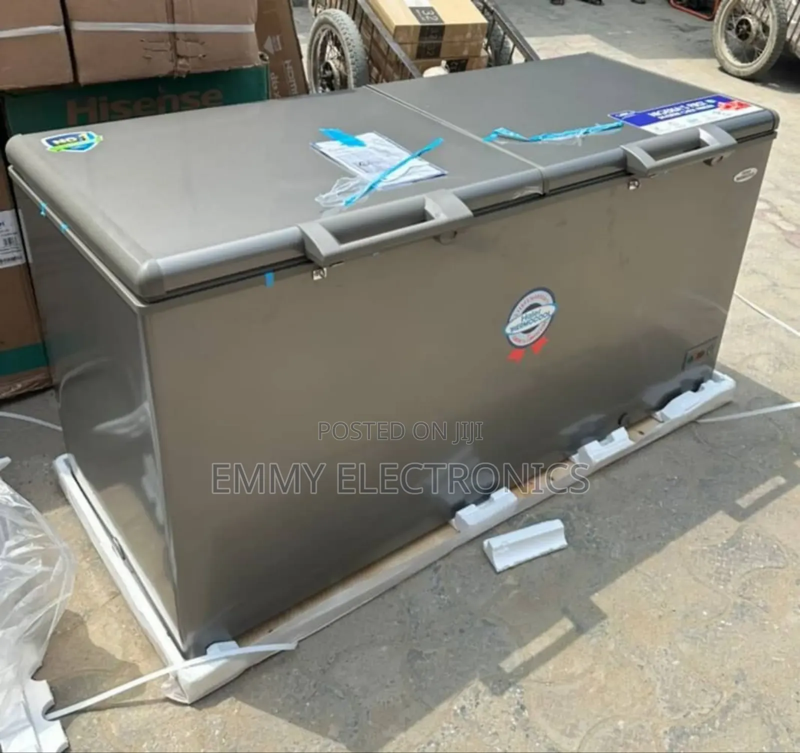 Hair Thermocool Chest Freezer Double Door Htf-519liters