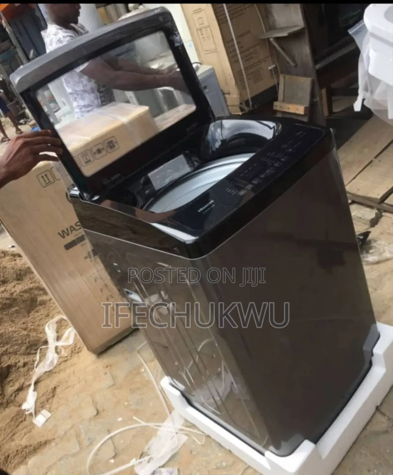 Original Hisense 9kg Automatic Smart Washing Machine Top Load Display