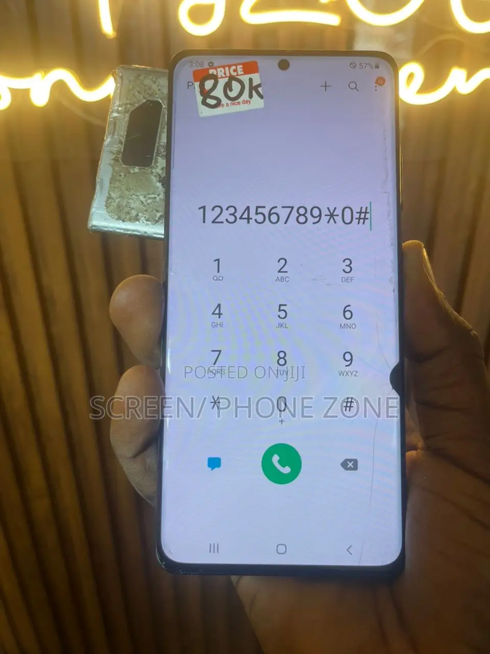 Samsung S21 Ultra Follow Come Screen- With Crack