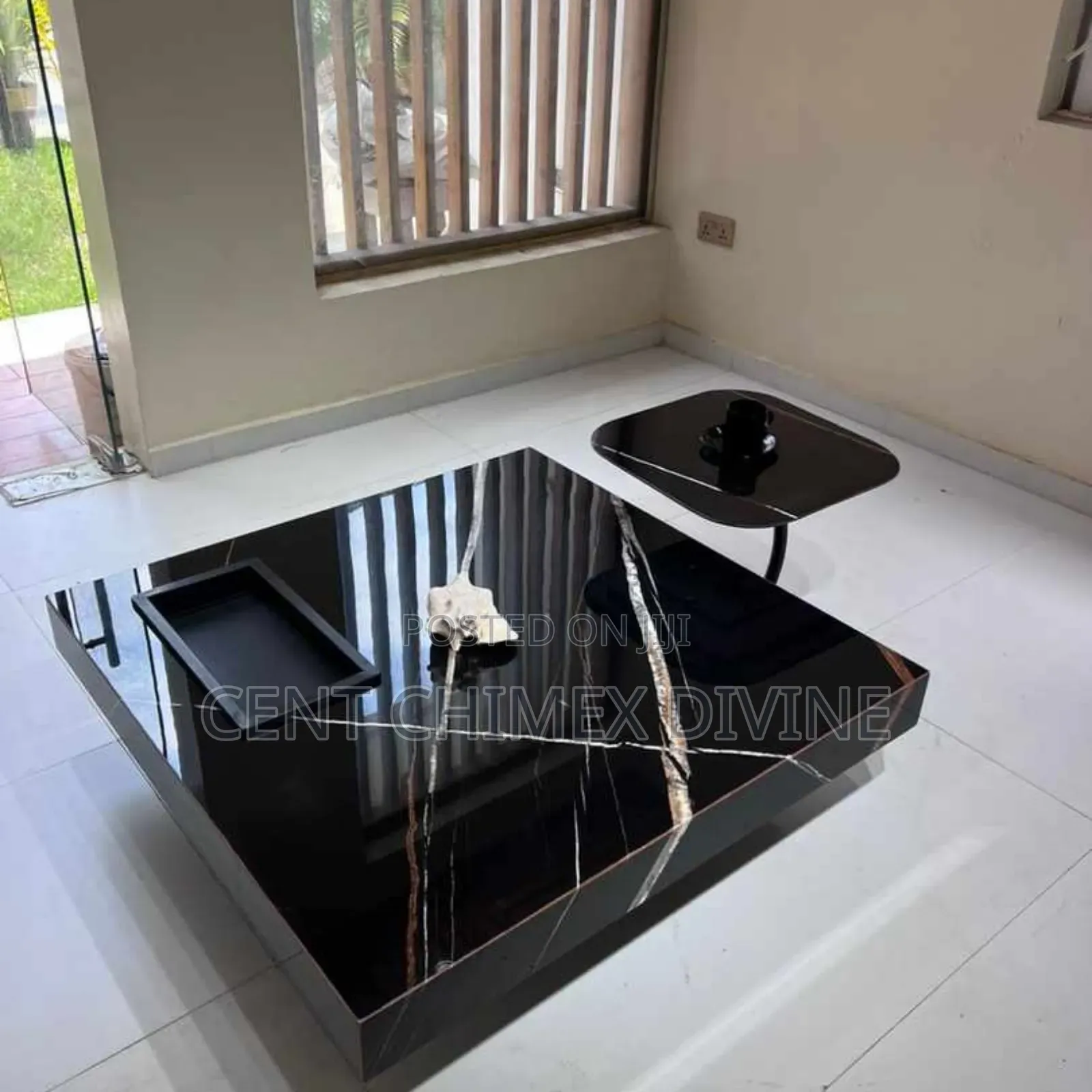 Modern Exquisite Box Marble Center Table