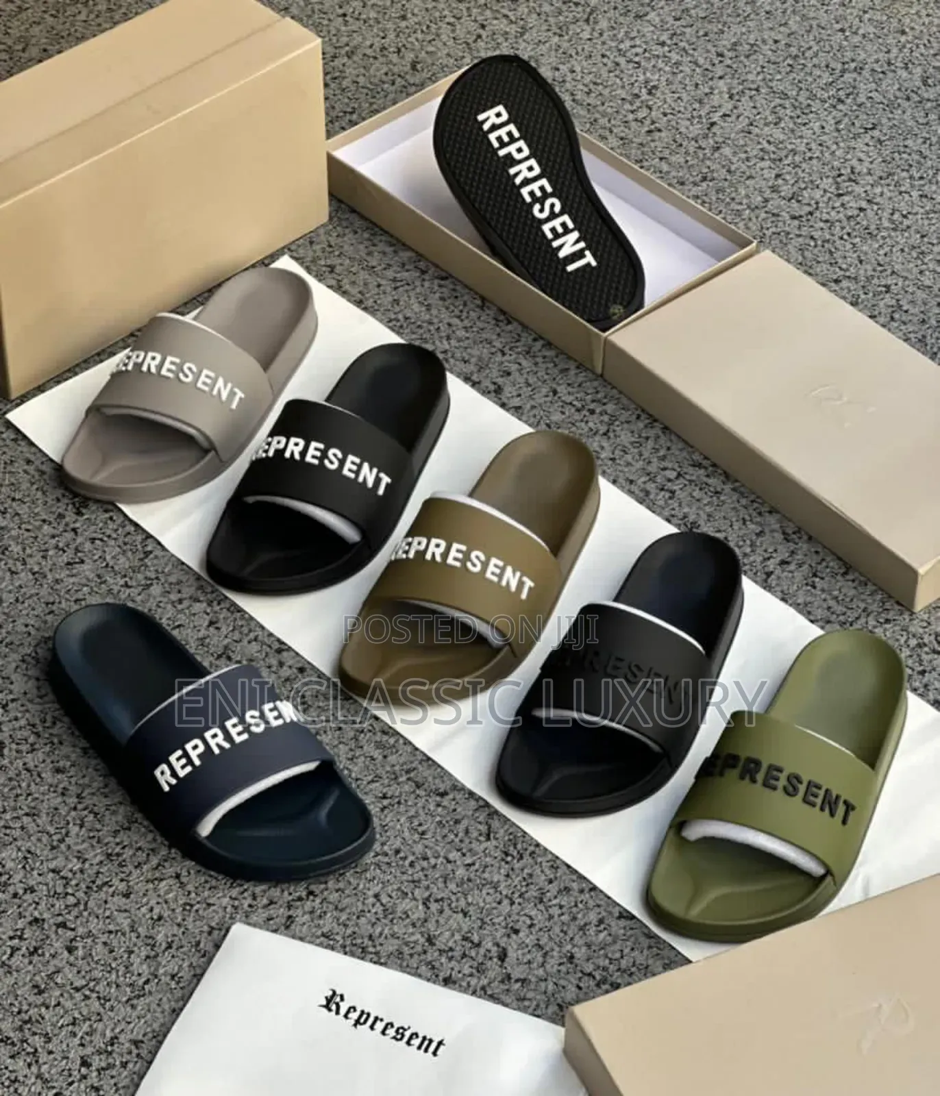 Pure Quality Luxury Men's Slides Louis Vuitton Well Branded Package