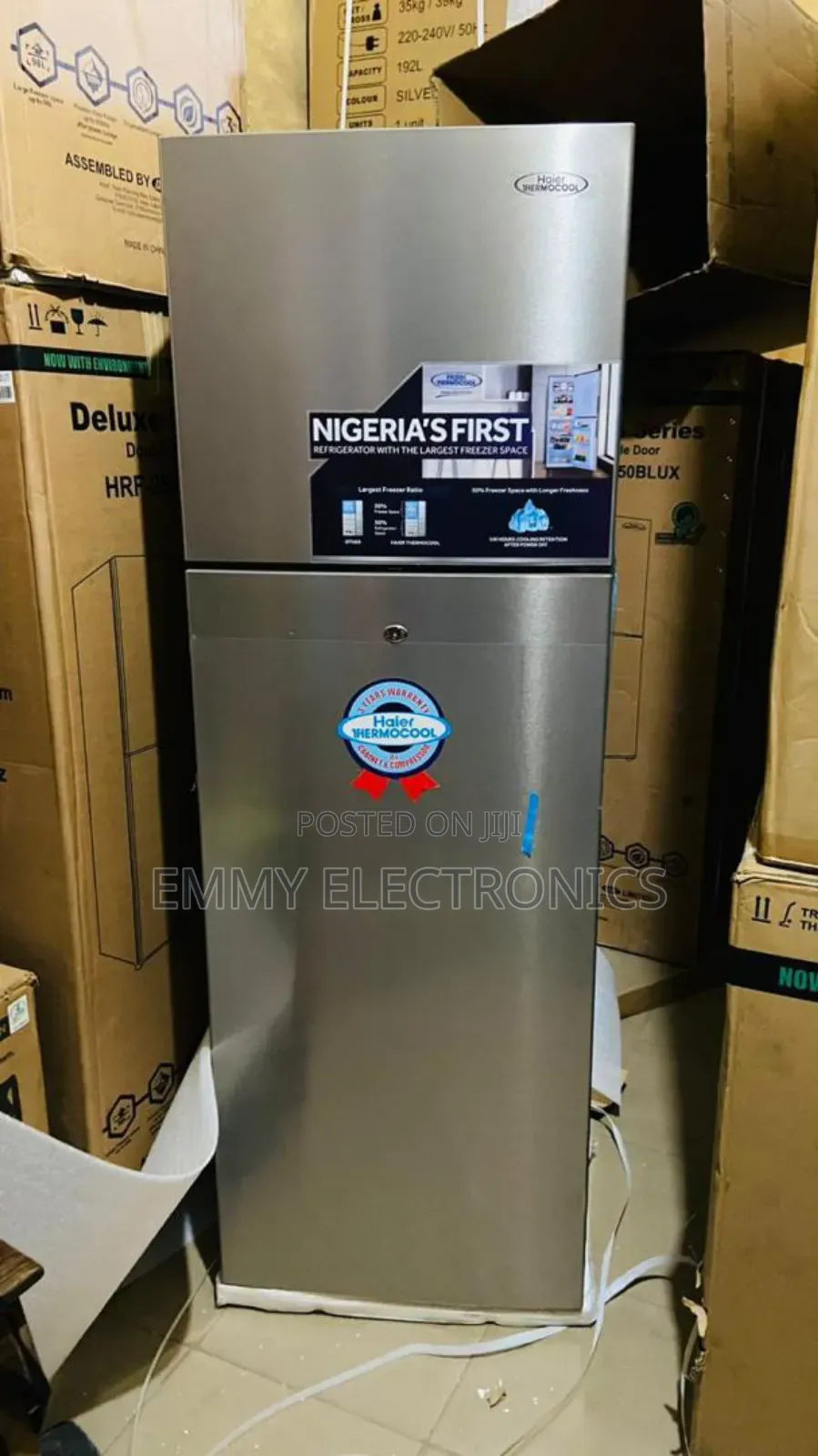Hair Thermocool Refrigerator Double Door Hrf-320blux(320l)