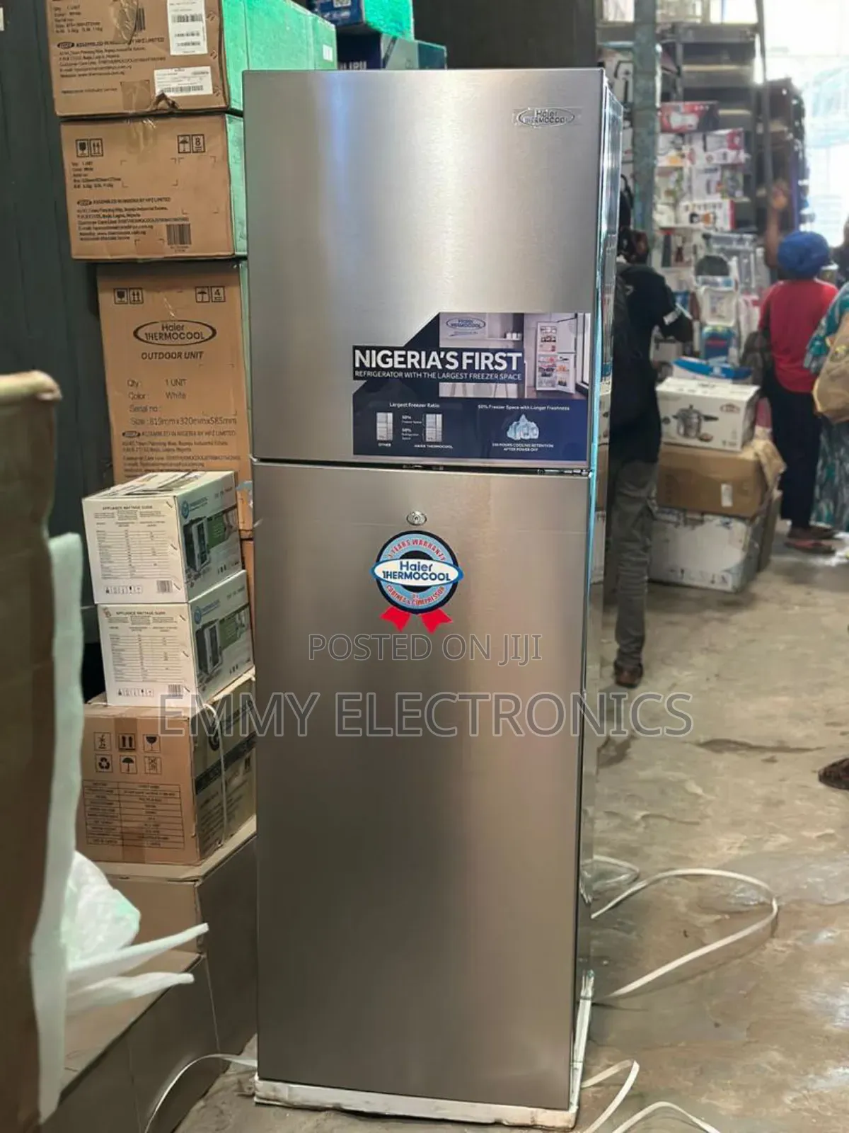 Hair Thermocool Refrigerator Double Door Hrf-355blux(355l)