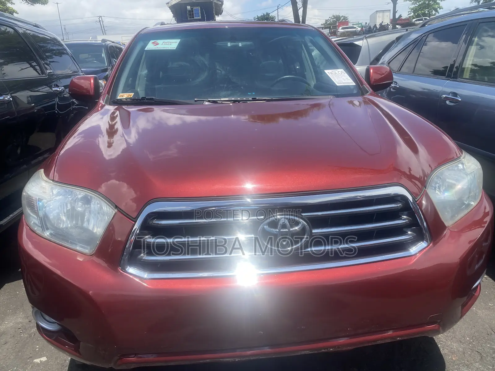 Toyota Highlander Limited 2010 Red