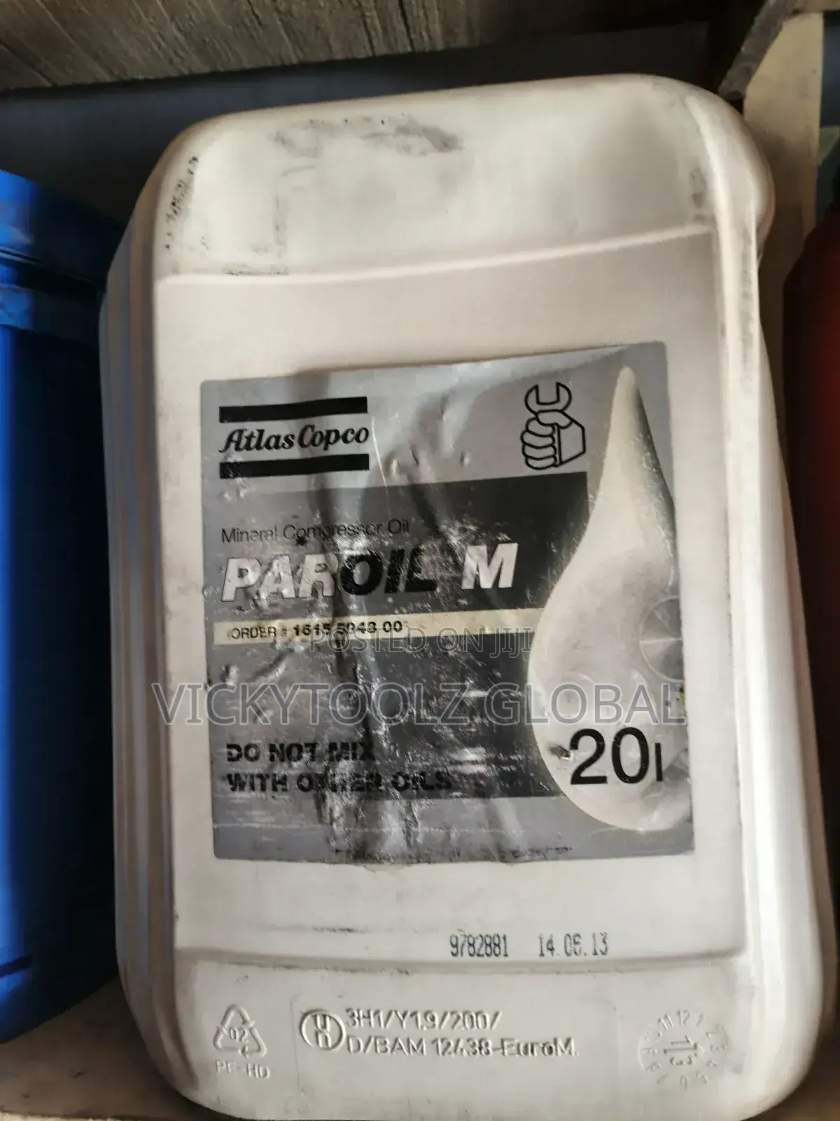 Atlas Copco Mineral Compressor Oil Paroil M