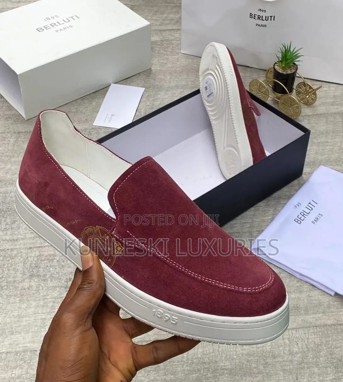 Original Berluti Suede Loafers Sneakers Collections