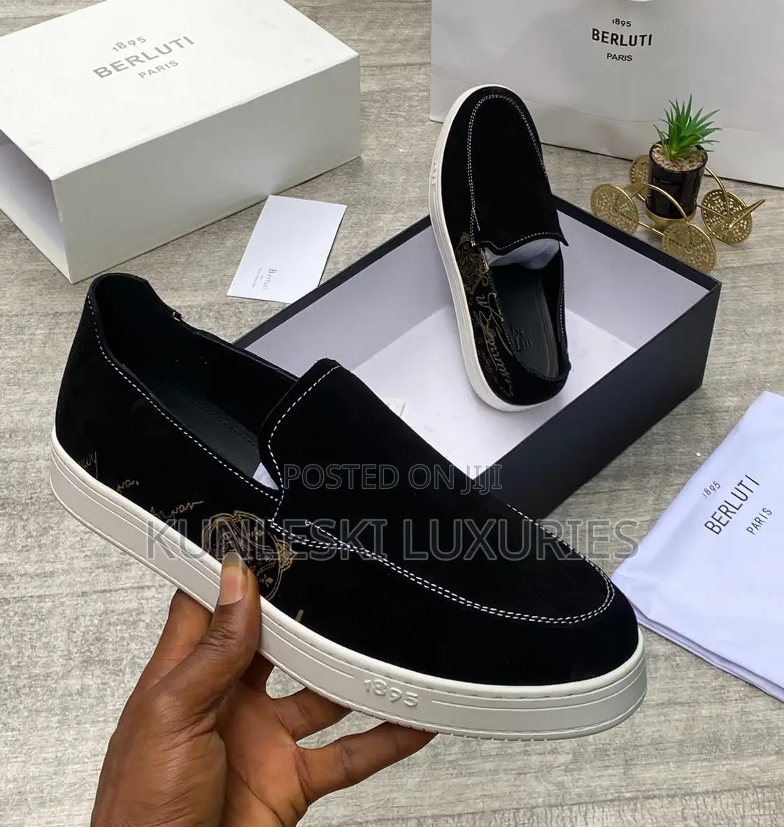 Original Berluti Suede Loafers Sneakers Collections
