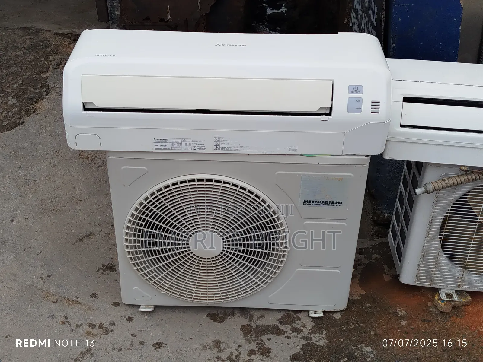 Mitsubishi Inverter Ac 1.5 Hp
