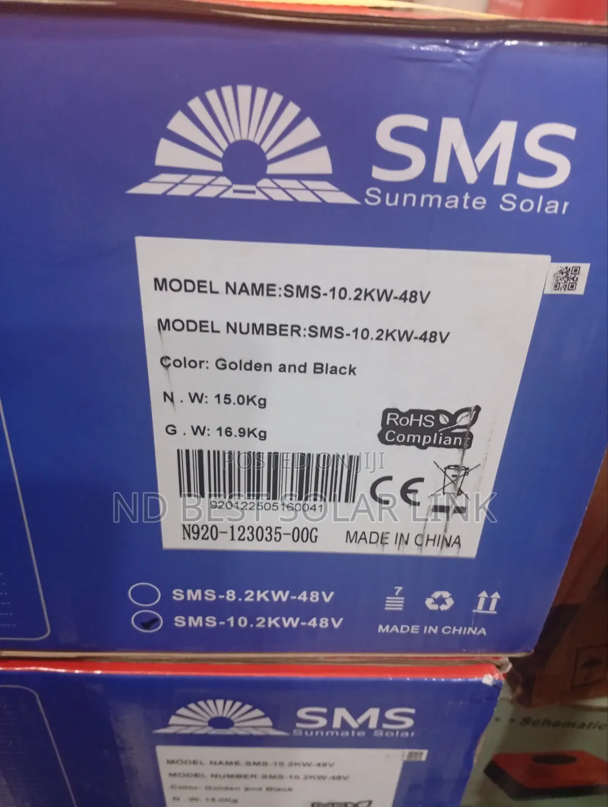 10.2kva SMS Hybrid Inverter