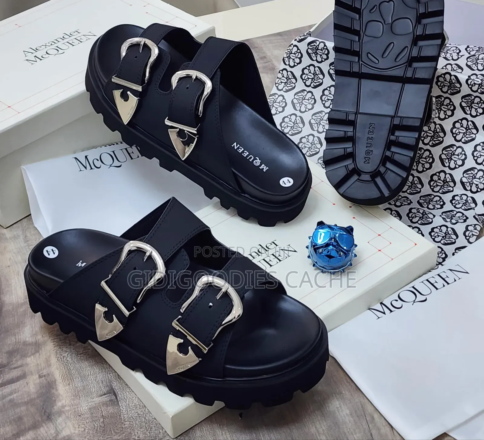 McQueen Casual Buckley Slippers/Sandals