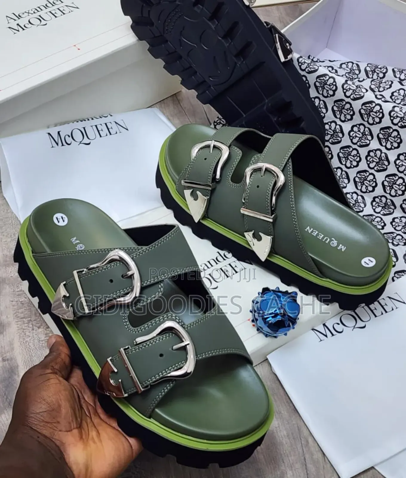 McQueen Casual Buckley Slippers/Sandals